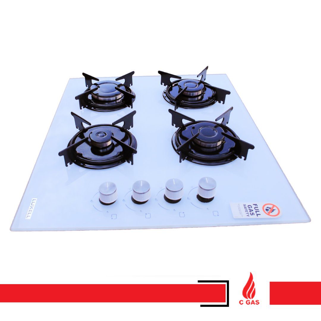 4 Burner Glass Cooktop with Electric Ignition - Image 3